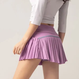 Luluwomen's Golf Pleated Skirt Gym Fitness Yoga Sport Tennis Female Outdoor Jogging Summer Mini Skirt Golf Women Clothing 1