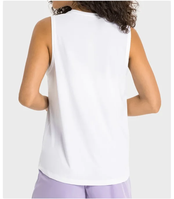 Luluwomens Clothing Gym Yoga Wear Tank Top Electric Bike Outdoor Jogging Women'S Gym Workout Clothing Yoga Sport Vest Pulovers 6