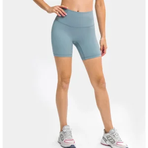 Luluwomens Clothing Yoga Cycling Shorts Tracksuit Gym High Waist Leggings Outdoor Jogging Fitness Sportswear Women'S Shorts 1