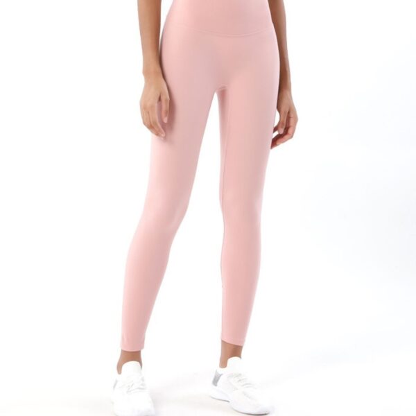 Double-sided nude yoga pants women High waisted peach hip lift exercise pants women